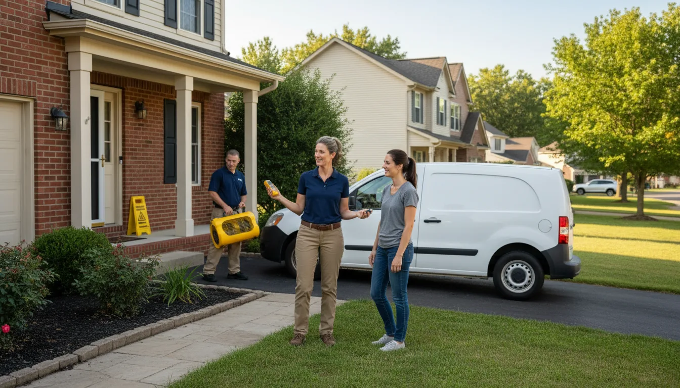Water restoration image for Mold Remediation in Archbold, OH
